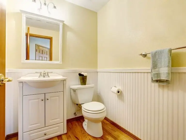 Bathroom Vanity Flush Against Wall