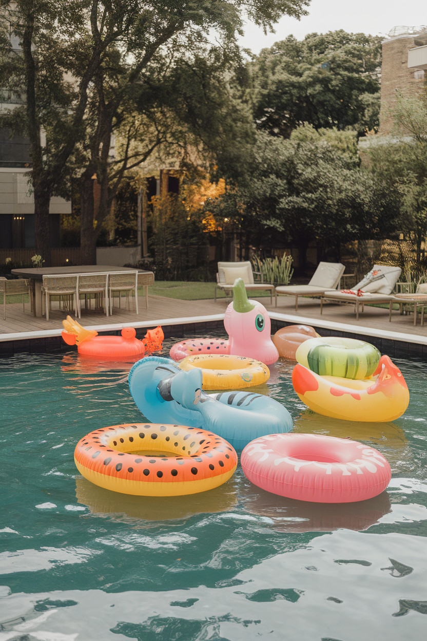 Vibrant Pool Floats