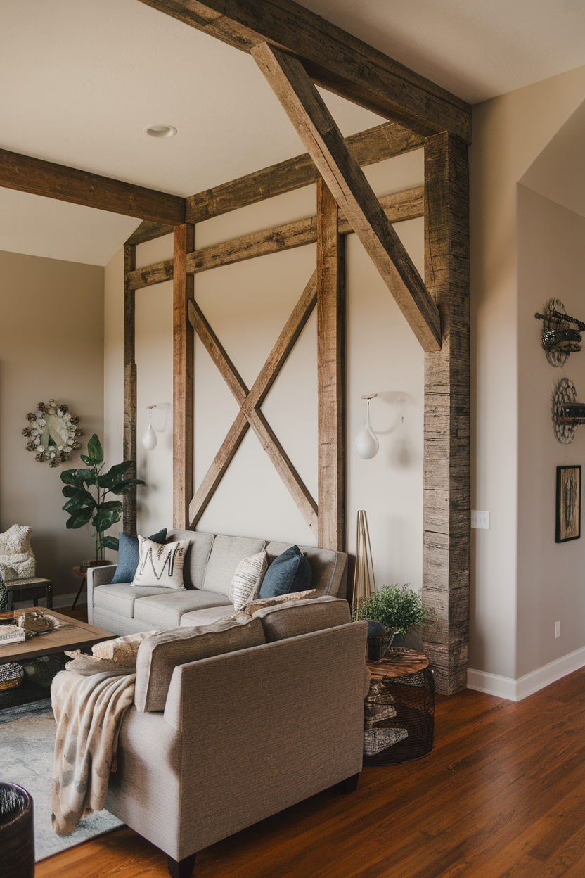 Rustic Wooden Beams